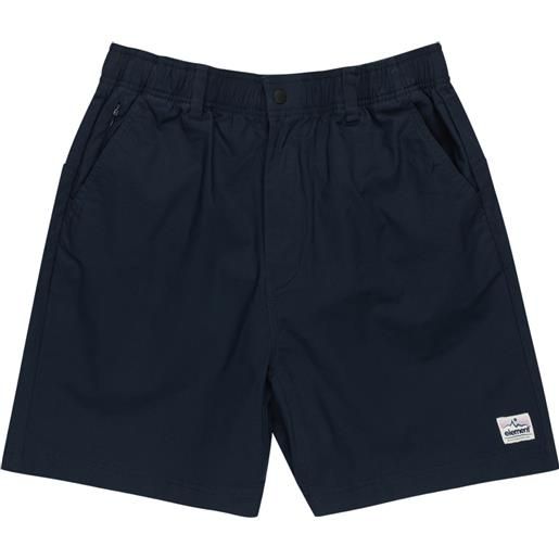 Element - shorts in cotone - howland venture walkshort eclipse navy per uomo - taglia s, m, l, xl - blu navy