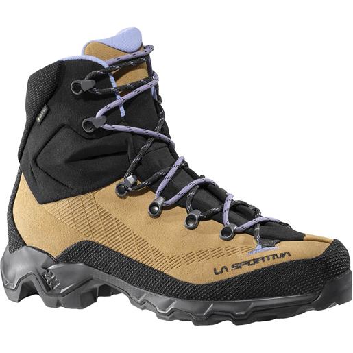 La Sportiva - scarpe da trekking in gore-tex - aequilibrium trek woman gtx coffee/stone-blue per donne - taglia 38,38.5,39,39.5,40,40.5 - beige