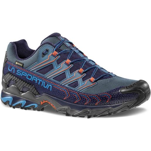 La Sportiva - scarpe da trail in gore-tex - ultra raptor ii gtx deep sea/hurricane per uomo - taglia 43.5,44,44.5,46 - blu