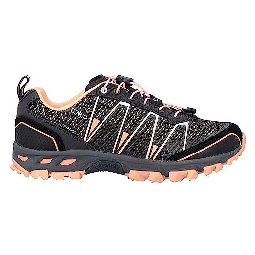CMP altak wmn shoes wp-3q48266, trail running shoe donna, piombo-sunrise, 38 eu