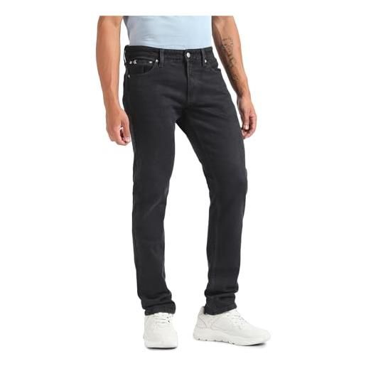 Calvin Klein Jeans slim j30j324192 pantaloni di jeans, denim (denim black), 34w / 32l uomo