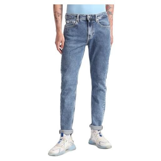 Calvin Klein jeans slim taper j30j321467 pantaloni, denim (denim light), 28w / 34l uomo
