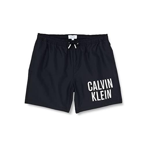 Calvin Klein pantaloncino da bagno bambino corto, nero (pvh black), 8-10 anni