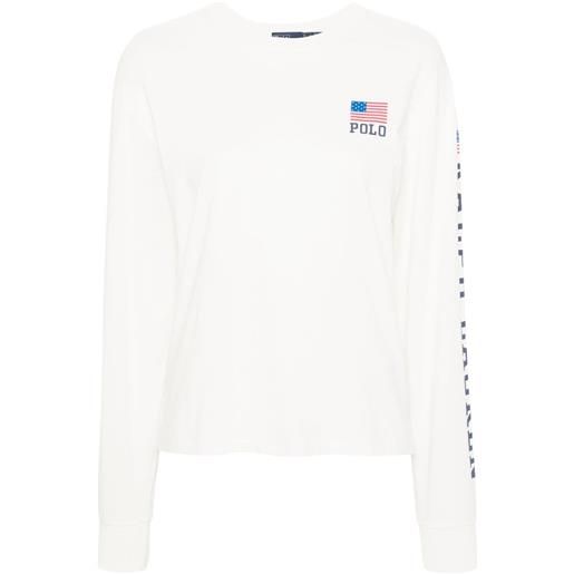 Polo Ralph Lauren t-shirt con stampa - bianco
