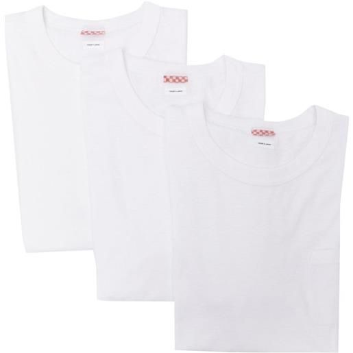 visvim set di 3 t-shirt girocollo - bianco
