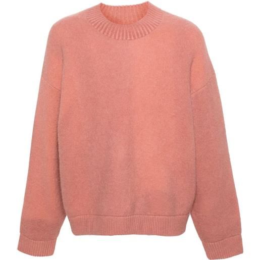 Represent maglione sprayed horizons con maniche a spalla bassa - rosa