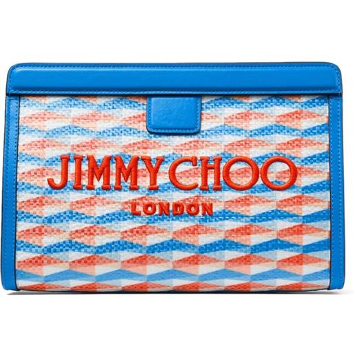Jimmy Choo clutch avenue - blu