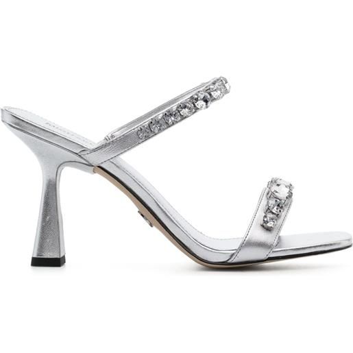 Michael Michael Kors sandali con decorazione di cristalli 101mm - argento