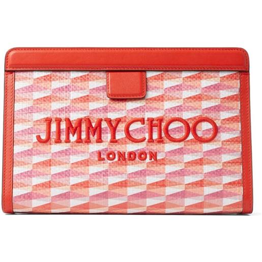Jimmy Choo clutch avenue - rosso