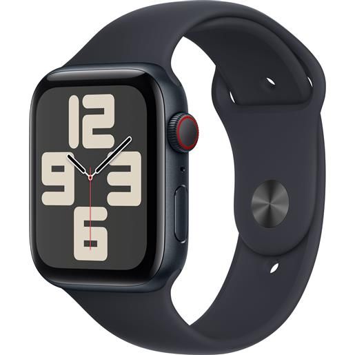 Apple smartwatch Apple watch se oled 44 mm digitale 368 x 448 pixel touch screen 4g nero wi-fi gps (satellitare) [mrh53qf/a]