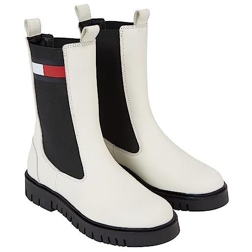 Tacco Largo Zalando Stivali Con Pelliccia Tronchetti Blu Donna La