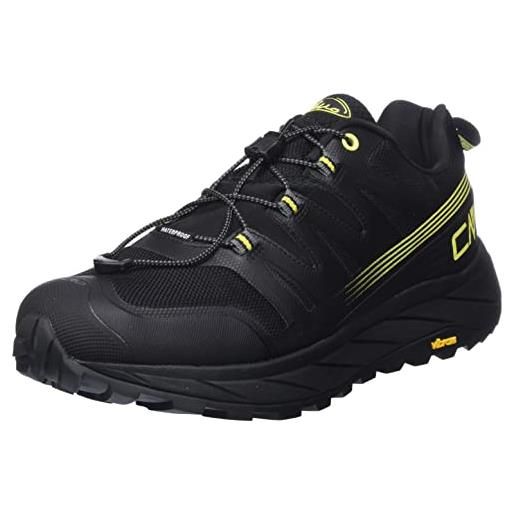 CMP marco olmo 2 0 trail shoes, scarpe da corsa uomo, nero, 45 eu