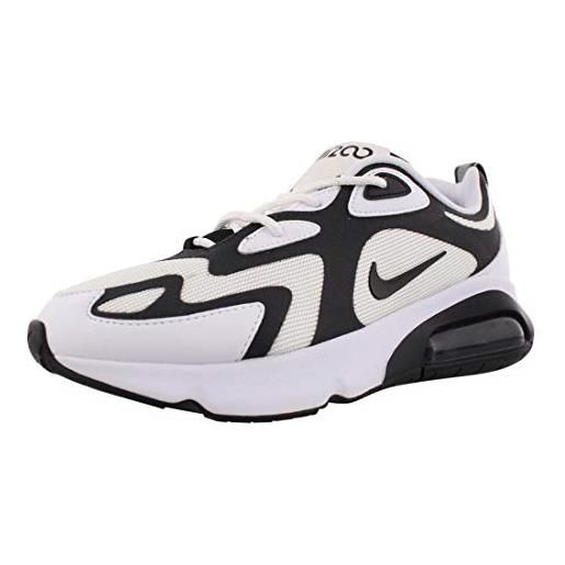 Nike w air max 200, scarpe da ginnastica donna, white/black/anthracite, 42.5 eu