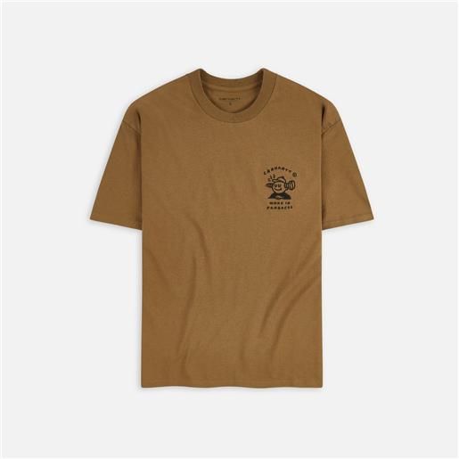 Carhartt WIP icons t-shirt hamilton brown/black uomo