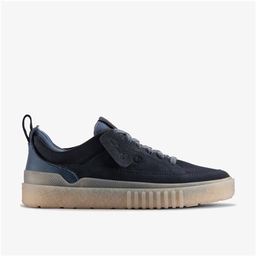 Clarks somerset lace navy suede