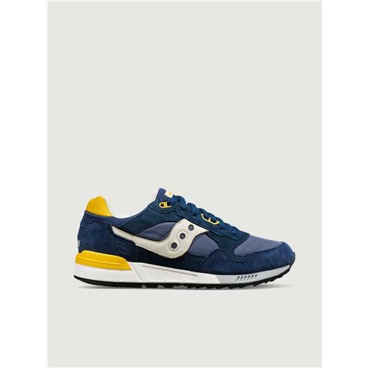 SAUCONY sneaker shadow 5000 blu navy e giallo