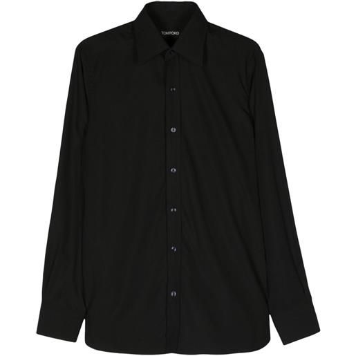 TOM FORD camicia a maniche lunghe - nero