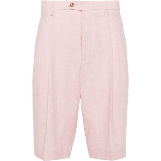 Lardini shorts gessati - rosa