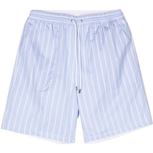 ASPESI shorts a righe - blu