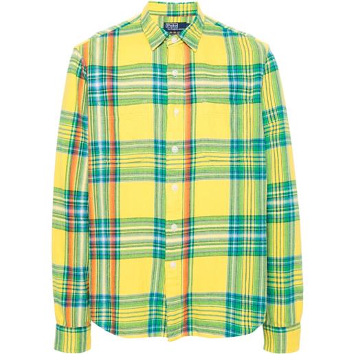 Polo Ralph Lauren camicia a quadri - giallo