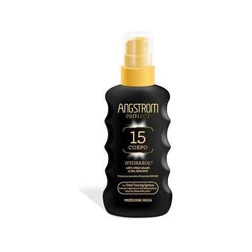 PERRIGO ITALIA SRL angstrom latte solare spray ultra idratante spf 15 corpo 175 ml