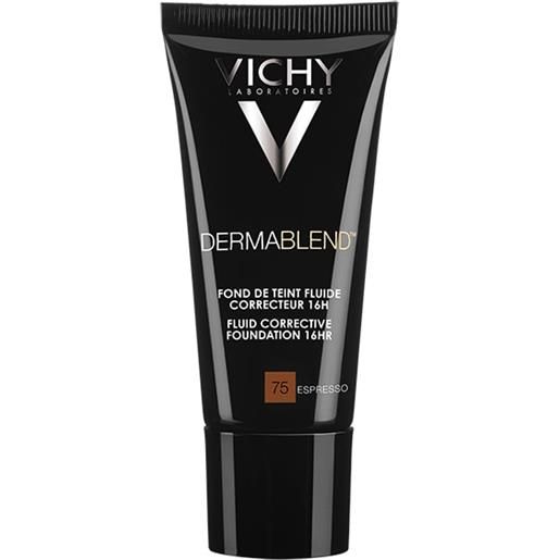 Vichy dermablend fondotinta fluido coprente per pelle grassa con imperfezioni tonalità 75 - 30 ml