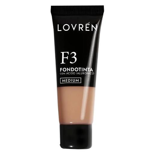 LOVREN fondotinta f3 medium 25 ml - LOVREN - 984158675