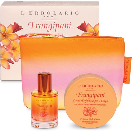 L'ERBOLARIO frangipani beauty pochette dolci attimi 1 profumo 30 ml + 1crema profumata corpo 75 ml edizione limitata - L'ERBOLARIO - 985481225