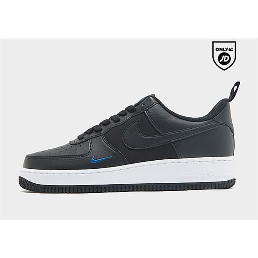 Nike men's shoes air force 1 '07, black/court blue/white/black