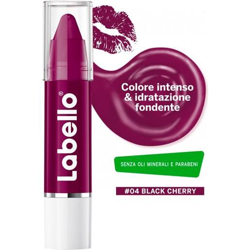 Labello crayon lipstick 04 black cherry colore intenso