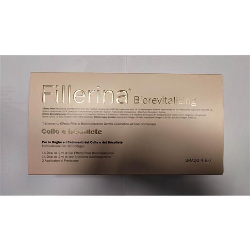 LABO INTERNATIONAL SRL labo international fillerina collo e decollete trattamento filler biorevitalizing grado 4 bio flac 30+30 ml