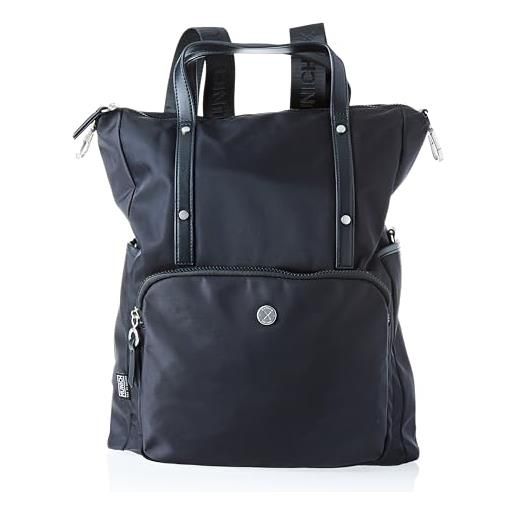 Munich clever backpack square black, borse moda monaco unisex-adulto, nero 102