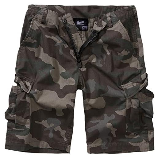Brandit kids bdu ripstop shorts pantaloni cargo da uomo, nero, 130 unisex-adulto