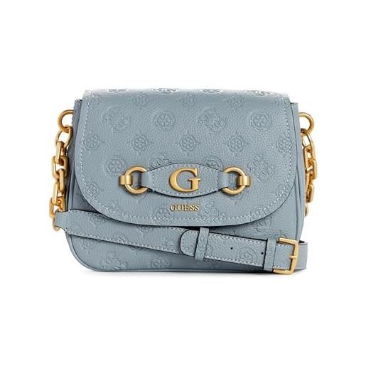 GUESS izzy compartment flap black logo