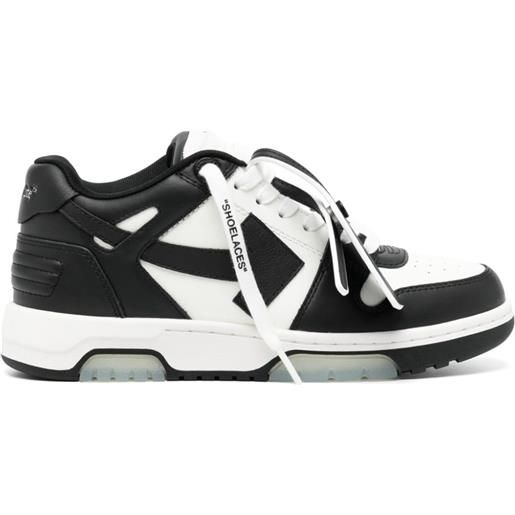Off-White sneakers out of office in pelle - nero