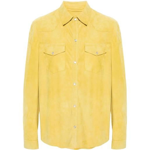 Salvatore Santoro camicia stile western - giallo
