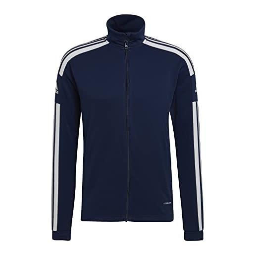 adidas squadra 21 training jacket, tracksuit jacket uomo, team navy blue/white, xs