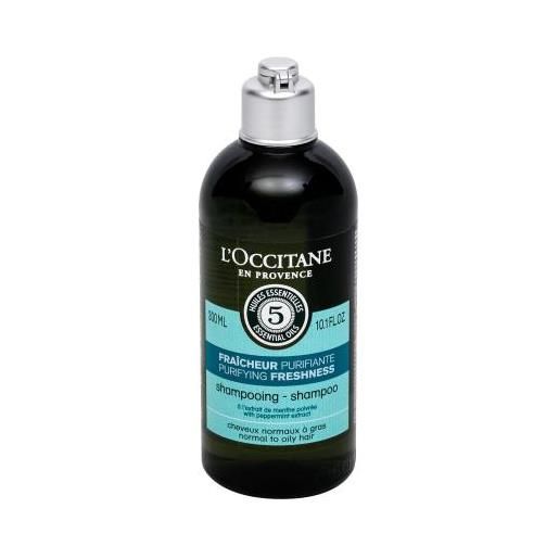 L'Occitane aromachology purifying freshness 300 ml shampoo rinfrescante per donna
