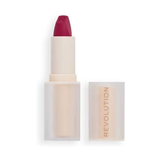 Makeup Revolution London lip allure soft satin lipstick rossetto satinato a lunga durata 3.2 g tonalità material girl wine