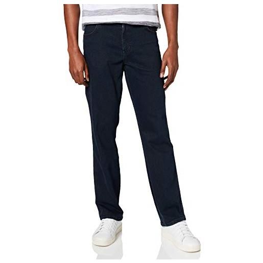Wrangler texas contrastl, jeans uomo, blu (blue black 002), 44w / 36l