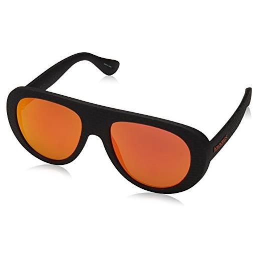 Havaianas rio/m uz o9n 54 occhiali da sole, nero (black/grey), unisex-adulto