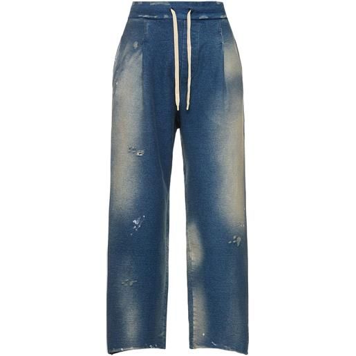 A PAPER KID pantaloni unisex in denim