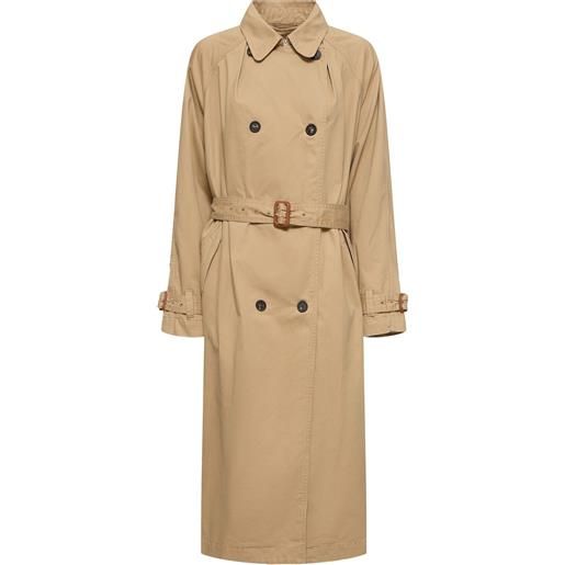 ISABEL MARANT trench edenna in cotone