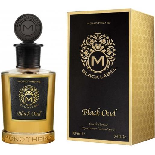 MONOTHEME black label black oud - eau de parfum unisex 100 ml vapo
