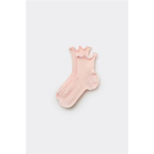 Calzedonia calze corte a costine da bambina rosa
