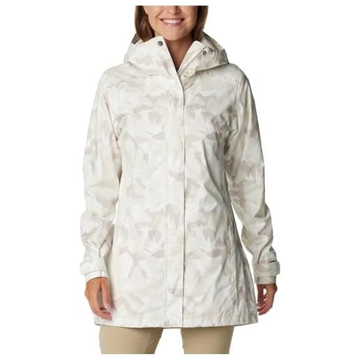 Columbia splash a little ii jacket, chaqueta de lluvia impermeable donna, nocturnal peonies print, 