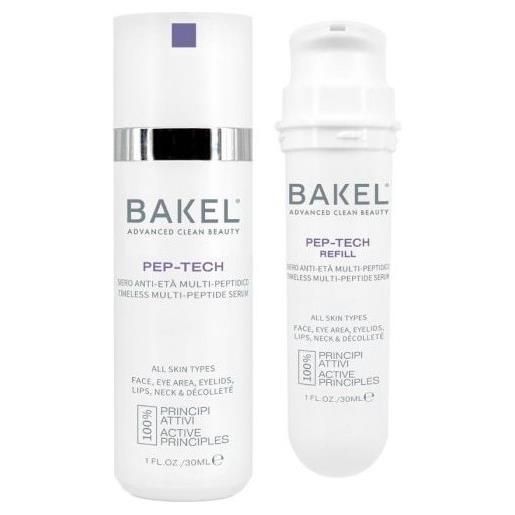 BAKEL pep-tech case&refill - siero anti-età multi-peptidico 30 ml