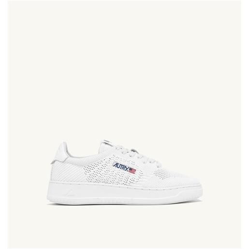 autry sneakers medalist easeknit low in tessuto colore bianco