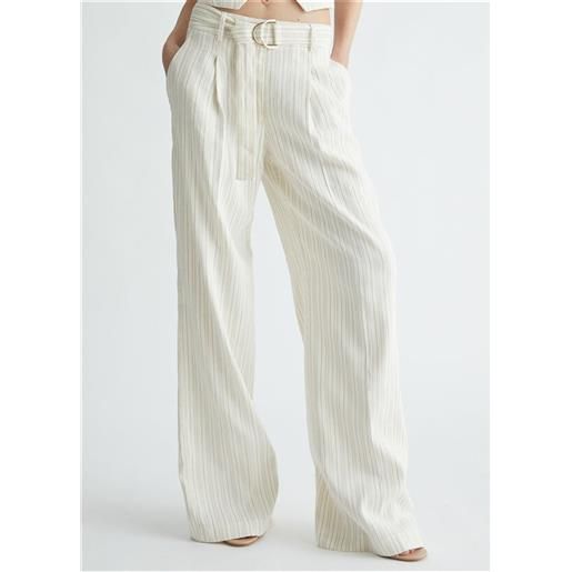 LIU JO pantalone donna wh. Butter/brown sand