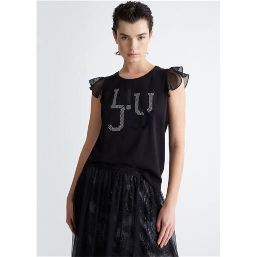 LIU-JO SPORT t-shirt donna nero